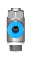 grla-18-qs-6-d Festo GRLA Series Tube Exhaust Valve, 6mm Tube Inlet Port x G 1/8 Outlet Port, 193144