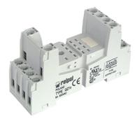 gzt4-black Relpol 14 Pin 300V ac DIN Rail Relay Socket, for use with R4N Relay, T-R4 Relay