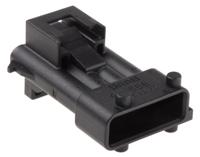 1-962340-1 TE Connectivity, Timer Automotive Connector Plug Black Panel Mount 4 Way