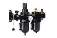bl68-801 Norgren G 1 Filter Regulator Lubricator, Automatic, Manual Drain, 40μm Filtration Size
