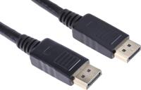 182-8552 RS PRO Male DisplayPort to Male DisplayPort, PVC  Cable, 1080p, 1m