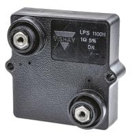 lps1100h1r00jb Vishay, 1Ω 1.1kW Thick Film Chassis Mount Resistor LPS1100H1R00JB ±5%