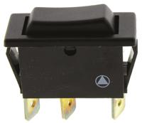 c1520alaaeb Arcolectric (Bulgin) Ltd SPST, On-Off-On Rocker Switch Panel Mount