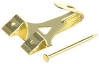 397-4869 RS PRO Steel Brass Plated Angle Drive Hook