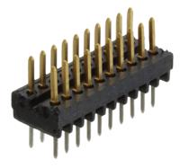 5-103916-2 TE Connectivity AMPMODU System 50 Series Straight Through Hole Pin Header, 20 Contact(s), 1.27 mm Pitch, 2 Row,