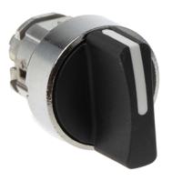 zb4bd3 Schneider Electric Harmony XB4 Series 3 Position Selector Switch Head, 22mm Cutout, Black Handle