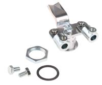 348-7078 Steinbach & Vollman Zinc Three Point Lock, 14mm Panel-to-Tongue, 20.2 x 20.2mm Cutout, Key Unlock