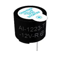 ai-1223-twt-12v-r PUI Audio 85dB(A) Through Hole Continuous Internal Magnetic Buzzer Component, 12 x 12 x 15.5mm, 8V dc Min, 16V dc Max