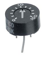 93pr1klf 1kΩ, Through Hole Trimmer Potentiometer 1W Top Adjust TT ElectronicsBI, 93