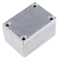 1590h Hammond 1590 Series Natural Die Cast Aluminium Enclosure, IP54, Natural Lid, 52.5 x 38 x 31mm