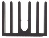 306216 AAVID THERMALLOY Heatsink, Universal Square Alu, 23.4K/W, 23 x 23 x 18mm, Adhesive Foil