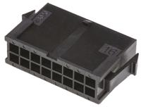 43020-1600 Molex, Micro-Fit 3.0 Male Connector Housing, 3mm Pitch, 16 Way, 2 Row