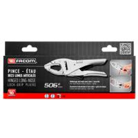 505apb Facom 505APB Locking Pliers, 270 mm Overall, Lock Grip Tip, 17mm Jaw