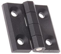 54-a-3030 Pinet Polyamide Butt Hinge, Screw Fixing, 50mm x 50mm x 6mm
