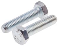 917-2873 RS PRO Bright Zinc Plated Steel, Hex Bolt, M8 x 35mm