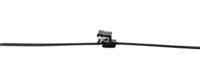 150-40591-t50rosec5a-pa66hspa66hirhs-bk HellermannTyton Cable Tie Assemblies, EdgeClip, 200mm x 4.6 mm, Black Polyamide 6.6 (PA66), Pk-25