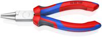 22-05-160 Knipex Round Nose Pliers, 160 mm Overall, Pointed, Straight Tip, 30mm Jaw