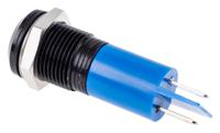 848-4544 RS PRO Blue Panel Mount Indicator, 110V ac, 14mm Mounting Hole Size, Faston, Solder Lug Termination, IP67