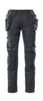 17731-442-09-82c52 Mascot Workwear Kassel Unisex's Black Cotton, Polyester, Size 36.5 in Waist Size 36.5 in W 820mm L
