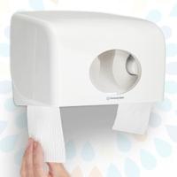 8459 WYPALL WypAll X80 Rolled White Cleaning Roll, 125 x 93mm, 3-Ply, 14040 Sheets