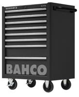 1475k8black Bahco 8 Drawer Solid Steel Wheeled Tool Trolley