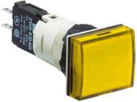 xb6dv5bb Schneider Electric, Harmony XB6, Panel Mount Yellow LED Pilot Light Complete, 16mm Cutout, IP65, 24V ac/dc