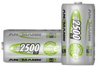 5030912 Ansmann MaxE Ansmann NiMH Rechargeable C Batteries, 2.5Ah