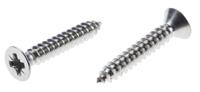 522-1375 RS PRO Plain Stainless Steel Countersunk Head Self Tapping Screw, N°8 x 1in Long 25mm Long