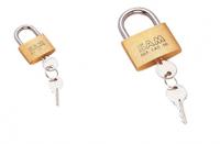 cad-30 SAM Key Brass Padlock, 5mm Shackle