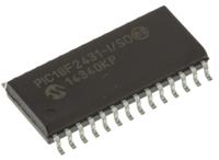 pic18f2431-iso Microchip, 8 bit PIC, PIC18F2431 Microcontroller, 40 MHz, 16kB FLASH, 28-Pin SOIC