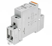 222382304000 Finder DIN Rail Power Relay, 230V ac Coil, 20A Switching Current, SPST-NC, SPST-NO