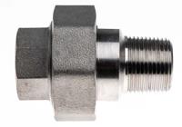 826-7144 RS PRO Stainless Steel Pipe Fitting, Straight Octagon Union, Male R 1in x Female Rc 1in