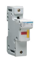 ls601 Hager 50A Rail Mount Fuse Holder for 14 x 51mm Fuse, 1P, 690V ac
