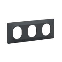s340706 Schneider Electric Anthracite, 3 Gang, Ovalis C Series