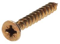 263-1937 RS PRO Pozidriv Countersunk Steel Wood Screw, Yellow Passivated, Zinc Plated, 5mm Thread, 40mm Length