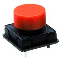 124110824 Schurter IP40 Blue Push Button Tactile Switch, Normally Open 50mA 10.75mm Through Hole
