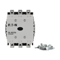 139547-dilm225a22rac240 Eaton Contactor, 220 V ac, 230 V dc Coil, 3-Pole, 356 A, 6.5 kW, 1N/O, 400 V