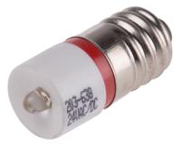 203-638 RS PRO Red LED Indicator Lamp, 24V ac/dc, E10 Base, 10mm Diameter, 1750mcd