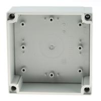 pc-12560-hg-enclosure Fibox MNX Series Grey Polycarbonate Enclosure, IP66, IP67, Grey Lid, 130.1 x 130.1 x 60mm