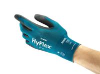 11616080 Ansell HyFlex 11-616 Black Nylon Nylon Work Gloves, Size 7, Polyurethane Coating