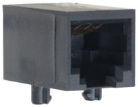 ss6466-nf-ost Bel-Stewart SS-64 Series Female RJ11 Connector, Through Hole, Cat4, UTP Shield Right Angle 6P6C -Way