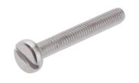130-634 RS PRO Slot M4 Pan A2 304 Stainless Steel Machine Screws DIN 85 x 30.0mm