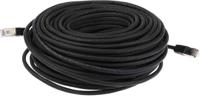 791-7037 RS PRO, 30m Cat6, Black RJ45 to Male RJ45 Male, F/UTP Shielded, Terminated LSZH Sheath