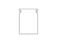1set411109r0000 ABS, PC Cable Trunking Accessory, 60 x 80mm