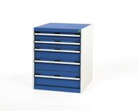 4001903511v Bott Drawer Unit, 800mm x 650mm x 650mm, Blue, Grey