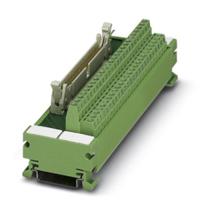 2962599 Phoenix Contact 34-Contact Male Interface Module, Flat Ribbon Cable Connector, DIN Rail Mount, 1A