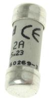 0-113-02 Legrand 2A F Ceramic Cartridge Fuse, 8.5 x 23mm