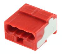 243-804 WAGO 243 MICRO PUSH WIRE Series Junction Box Connector, 4-Way, 6A, 22 → 20 AWG Wire, Push In Termination