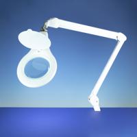 183-0965 RS PRO LED Magnifying Lamp with Table Clamp, 3dioptre, 125mm Lens