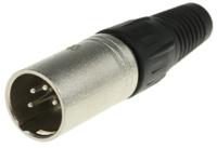 457-982 RS PRO Cable Mount XLR Connector, Male, 4 Way